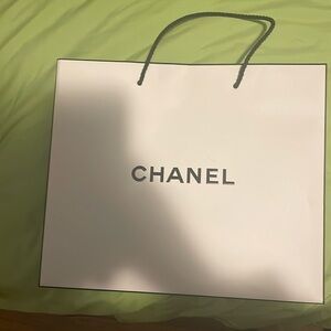 Chanel bag and ribbon